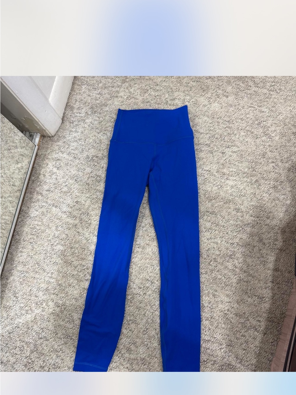 size 0 women lululemon Blue aligned leggings